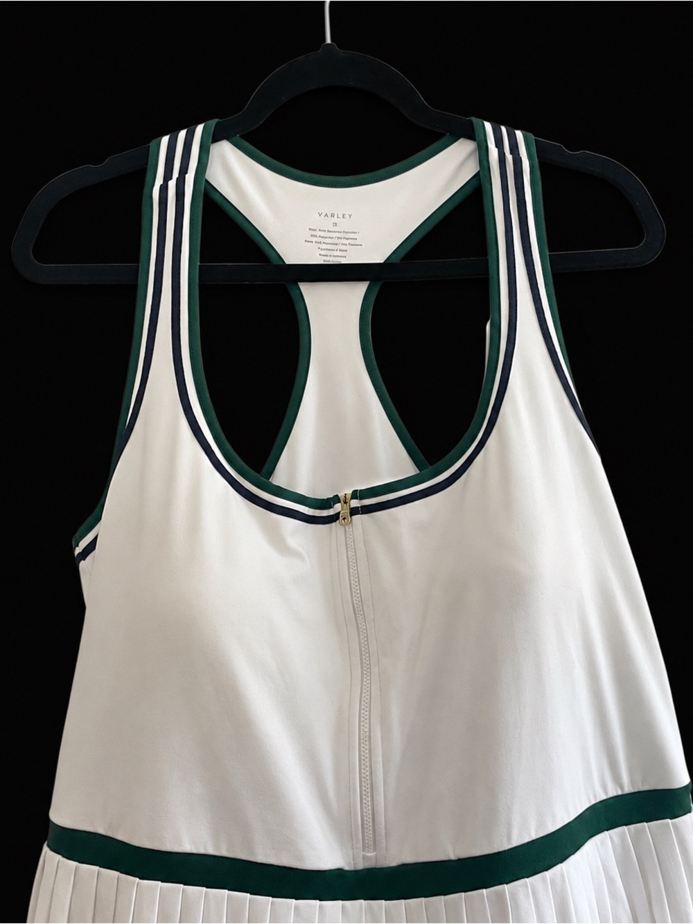 Varley Jane Court Dress 28” 1X Plus Pleated Tennis Golf Preppy NWT Athletic - Picture 3 of 15